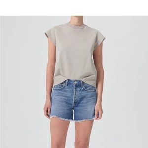 AGOLDE Parker Long Shorts - Skywave